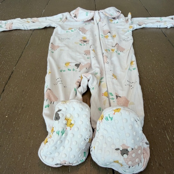 Angel Dear Newborn Baby Girl Easter Baby Chicks Long-Sleeve Footie • Size NB - Picture 5 of 13